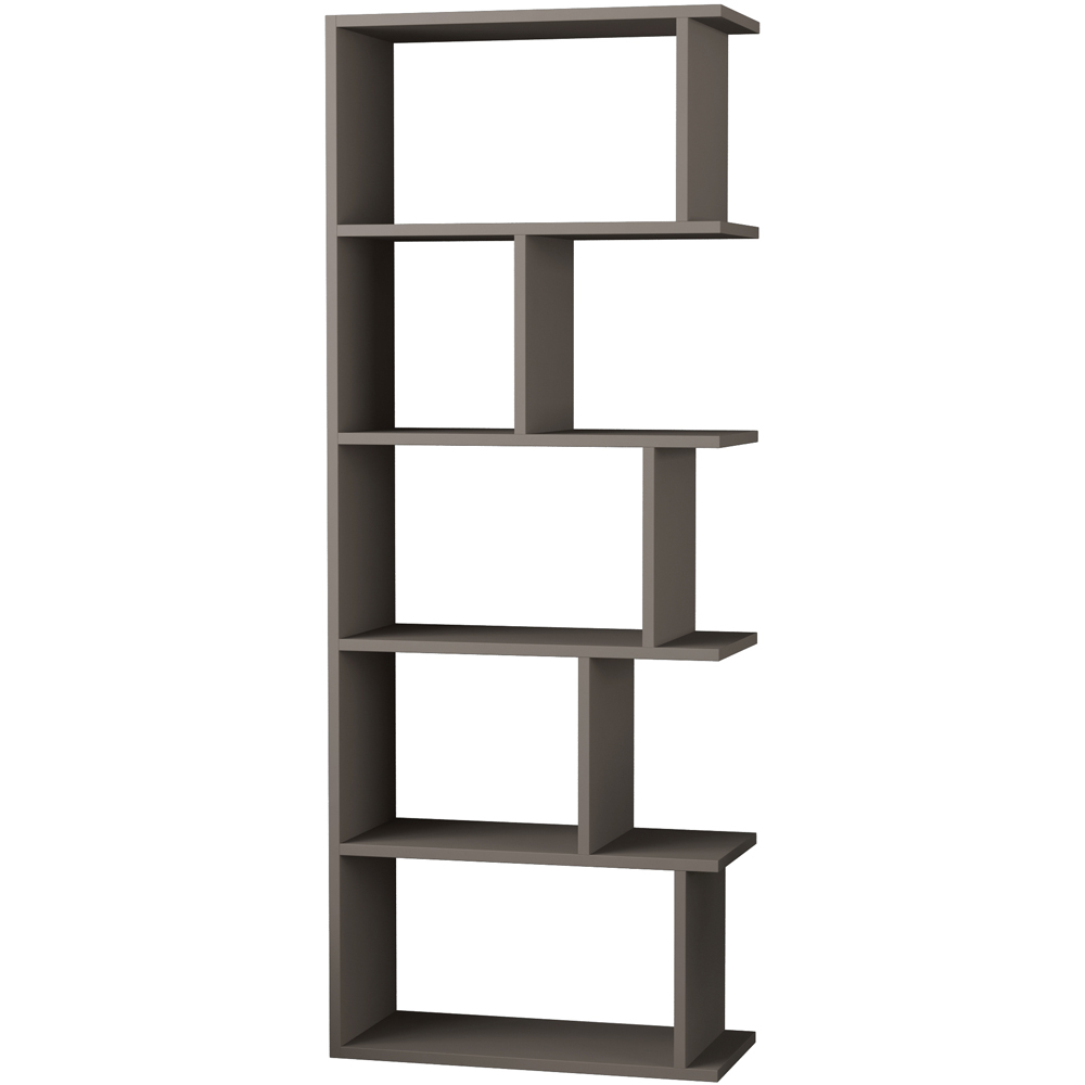 Tapi 5 Shelf Anthracite Bookcase Display Unit Image 2