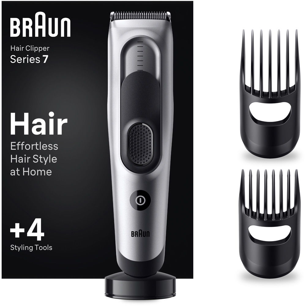 Braun Series 7 HC7390 Hair Clipper Black Image 2