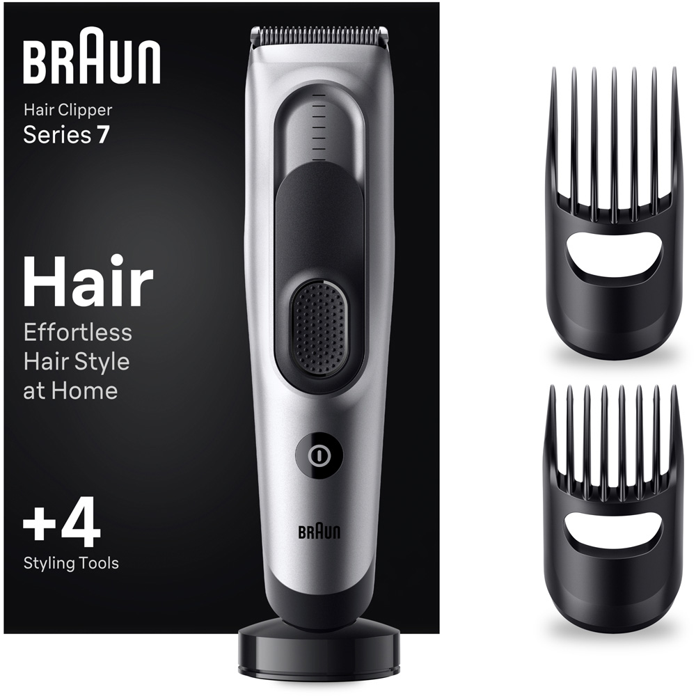 Braun Series 7 HC7390 Hair Clipper Black Wilko