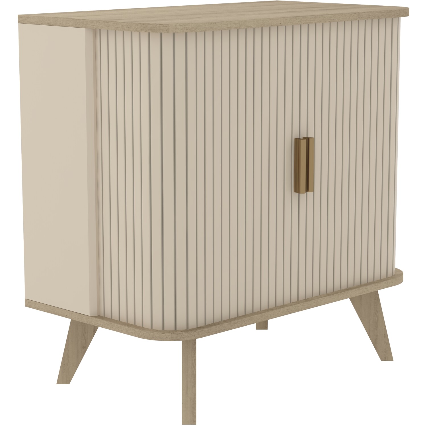 Mateo Sliding Door Sideboard Cream Image 10