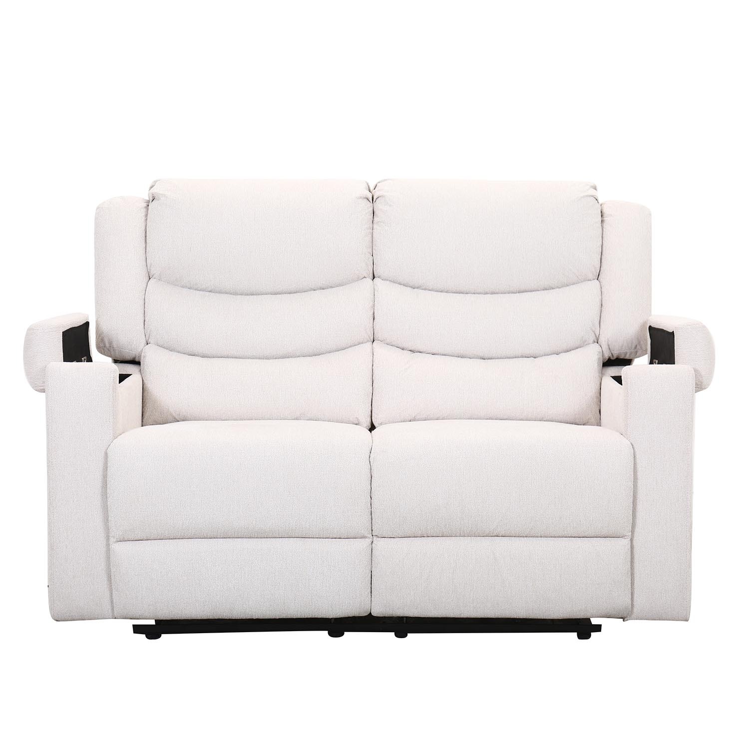 Heritage 2 Seater Ivory Recliner Sofa Image 3