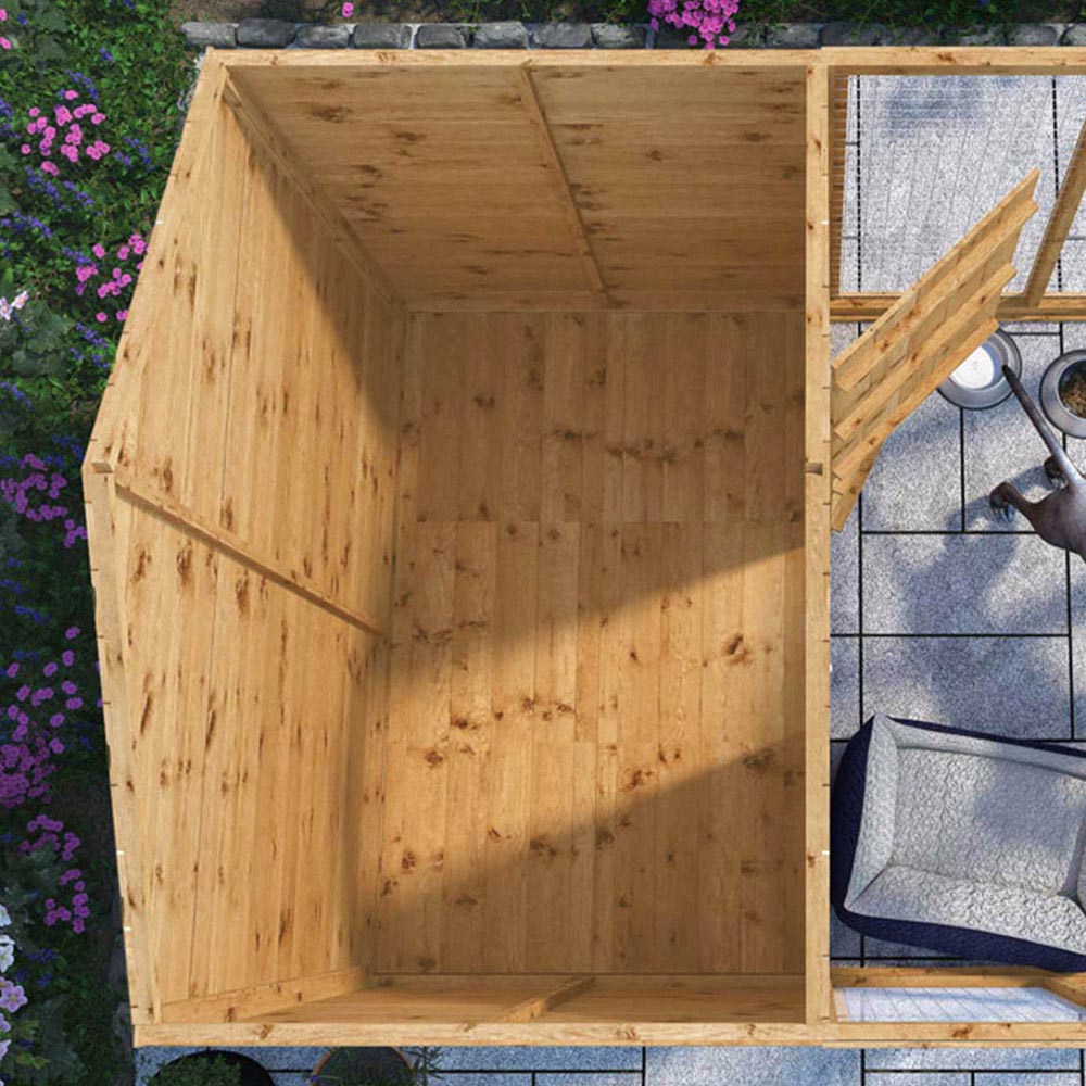 Mercia 8 x 6 Staffordshire Dog Kennel and Run Image 4
