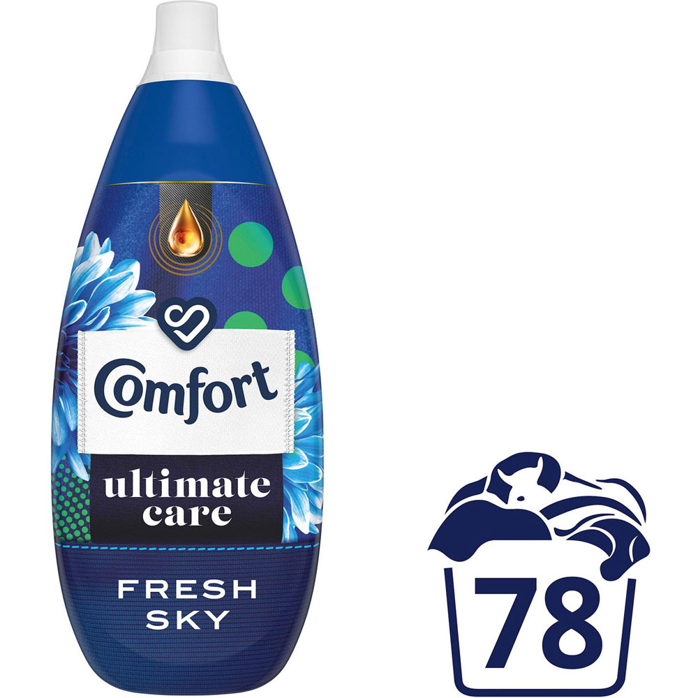 Comfort Ultimate Care Fresh Sky Concentrated Fabric Conditioner 78 Washes 1.18L Image 2