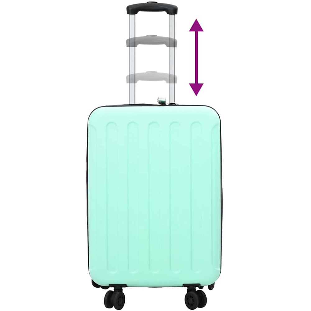 vidaXL 28 inch Green Rectangular Travel Bag Image 7