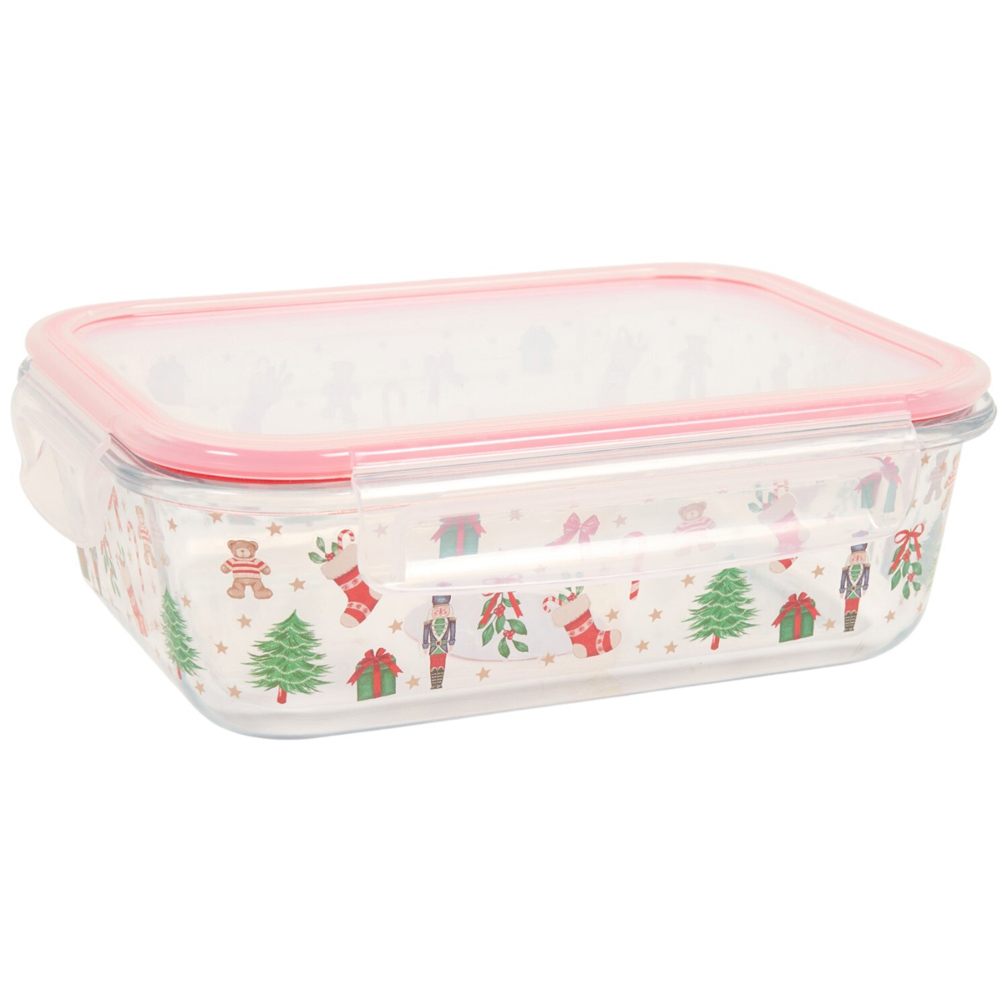 Christmas Glass Lunch Box Image 3