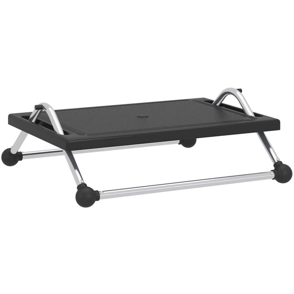 vidaXL Black Footrest Image 3