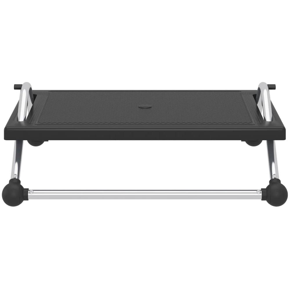 vidaXL Black Footrest Image 4