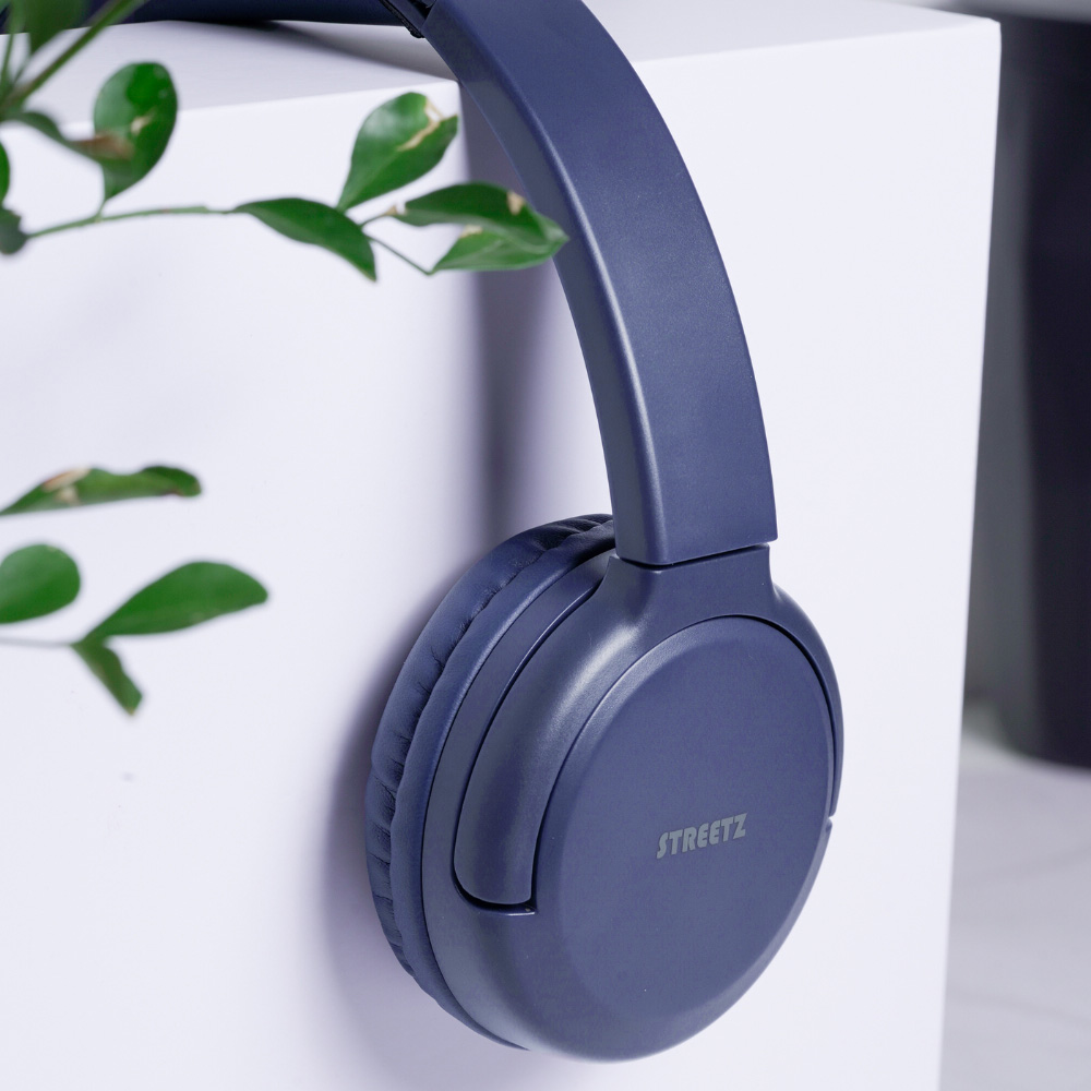 Streetz BT210 Blue Bluetooth On Ear Headphones Image 7
