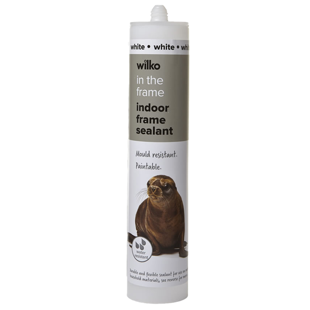 Wilko Decorator Interior White Frame Sealant 300ml Image