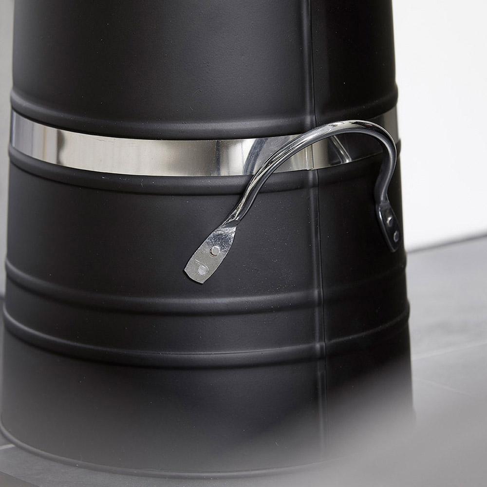 Inglenook Fireside Silver Band Metal Coal Hod Image 3