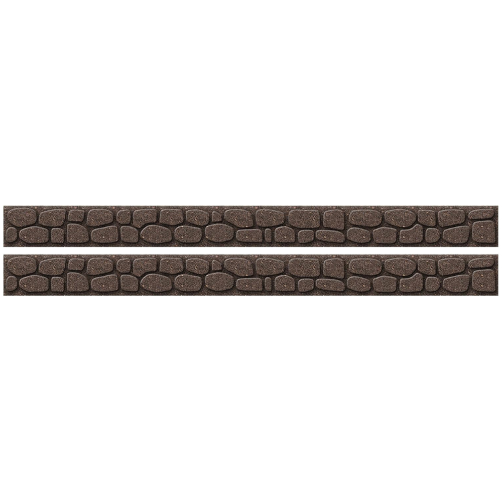 Garden Gear Flexi Curve 9 x 120cm 2 Pack Earth Rockwall Border Image 1