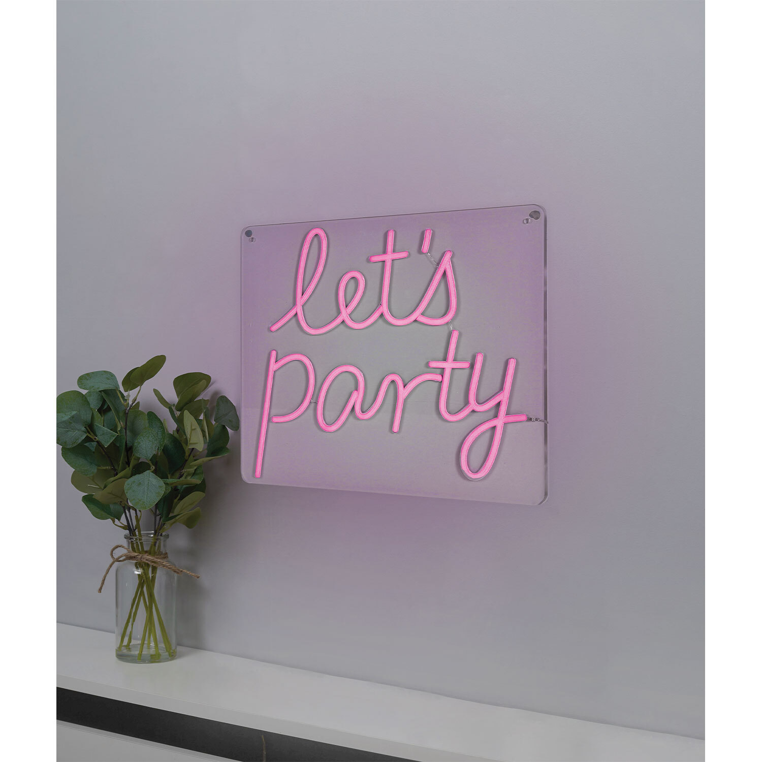 Lets Party LED Neon Sign Image 3