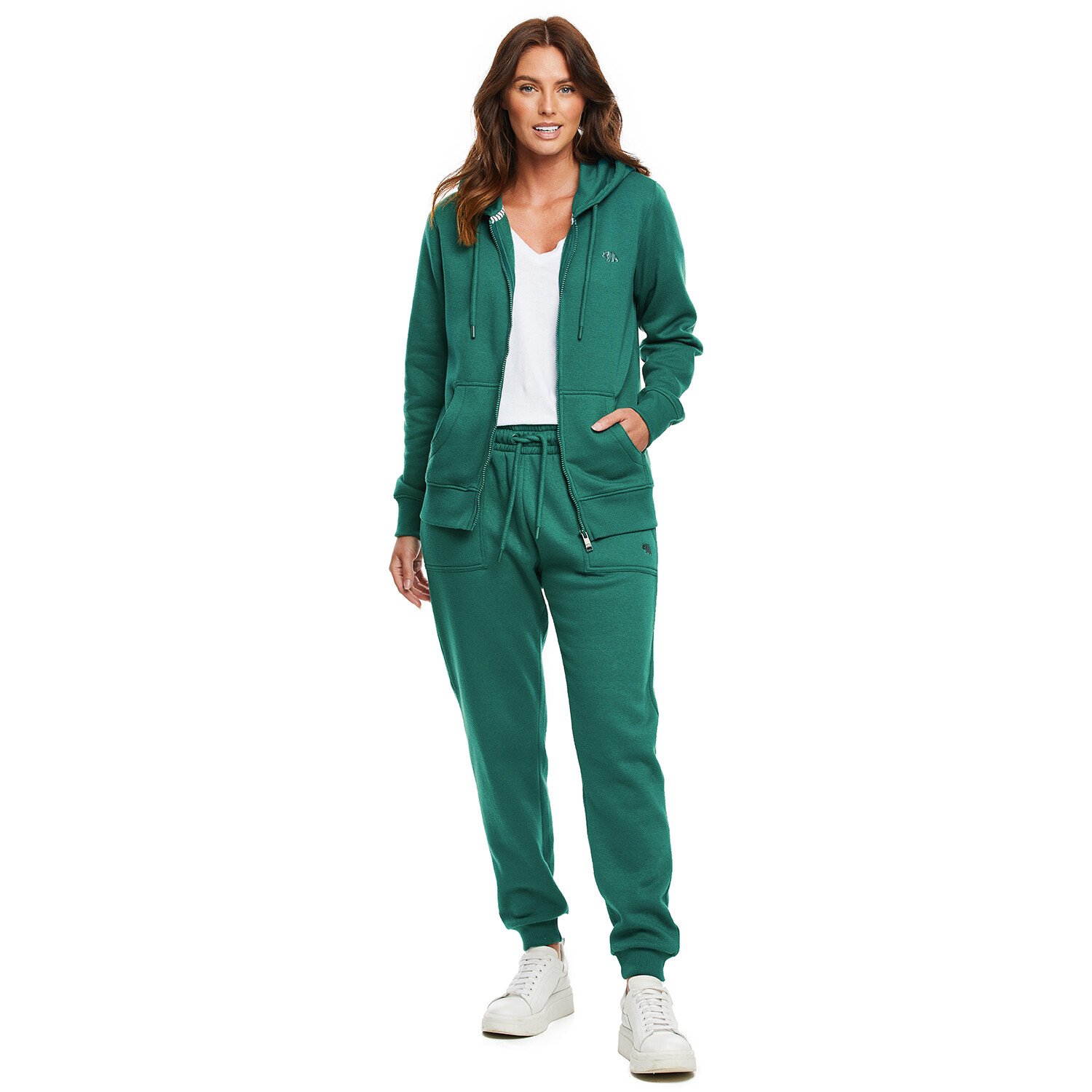 Ladies Princess Zip Jumper - Green / 16 Image 1