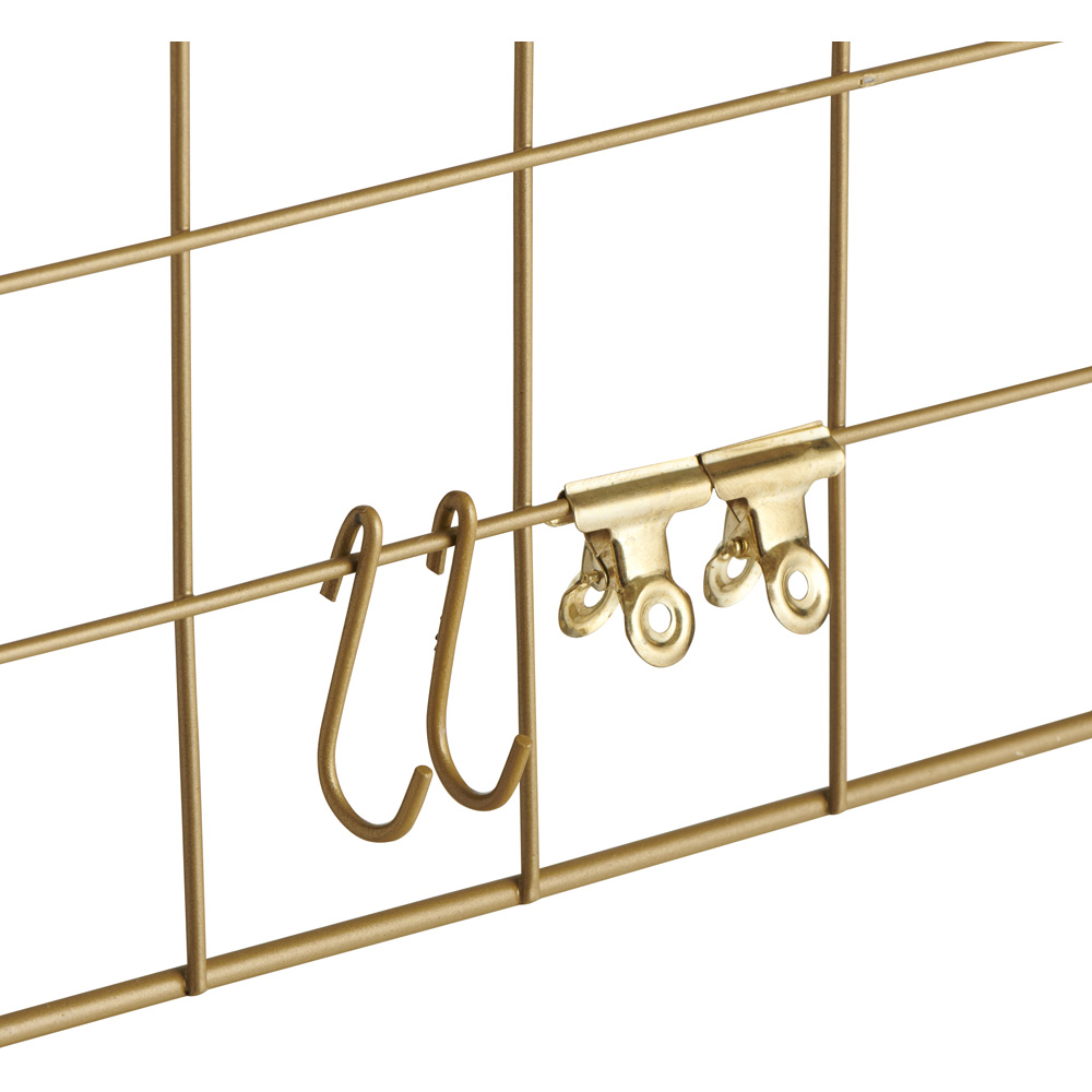 Wilko Gold Wire Wall Grid Wilko