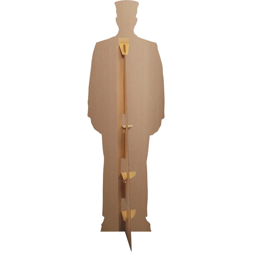 Star Cutouts Conductor Polar Express Christmas Cardboard Cutout 6ft Image 2