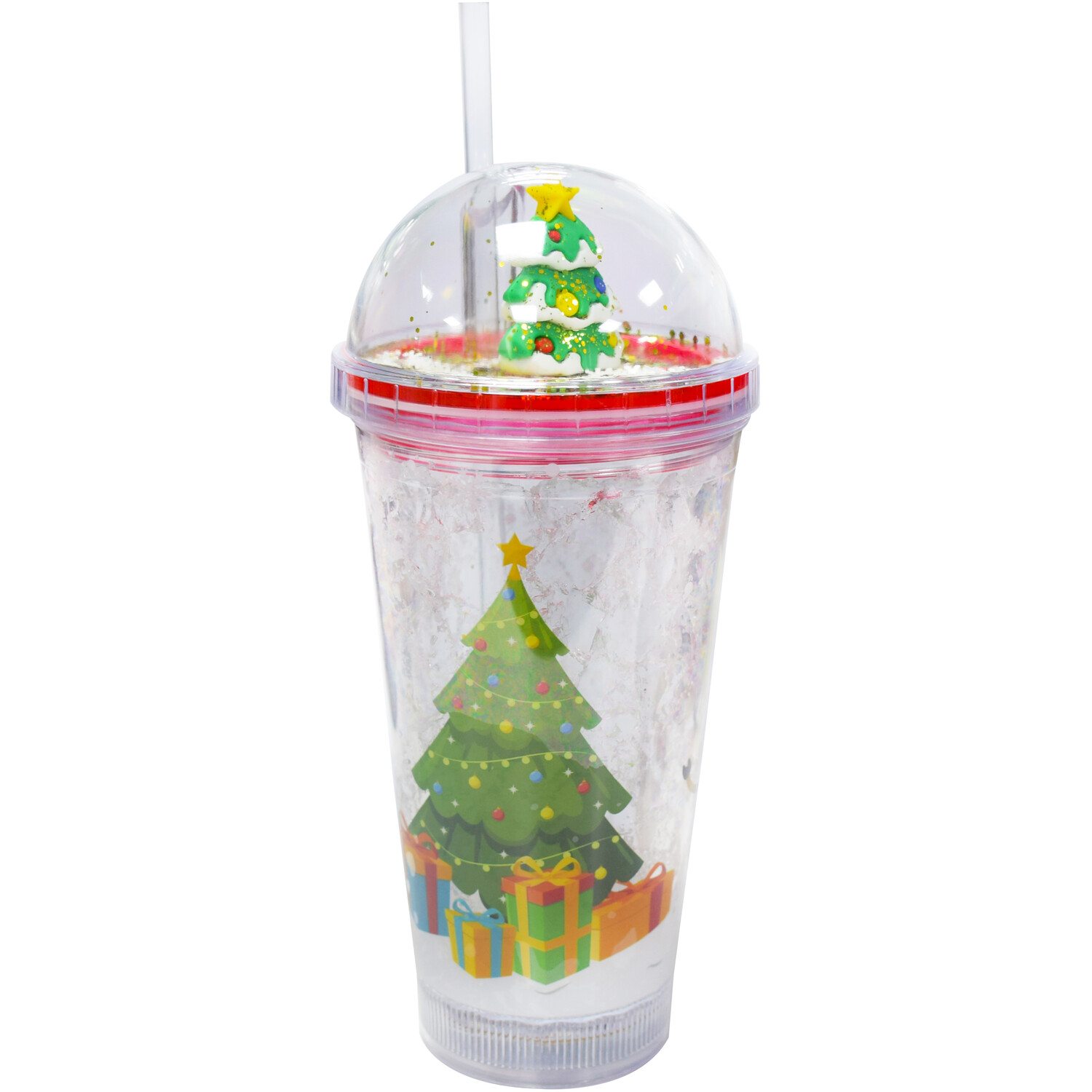 LED Christmas Tumbler - Clear Image 2