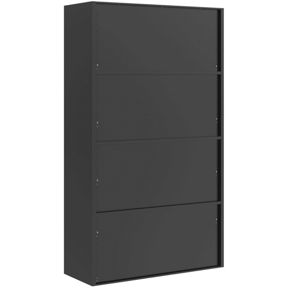 vidaXL 2 Door Black Lockable File Cabinet Image 6