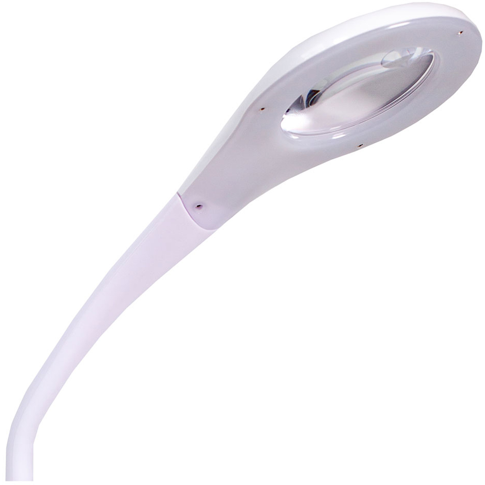 Sewing Online SO1279 White Magnifying LED Desk Lamp with Flexible Neck and Dimmer Image 3