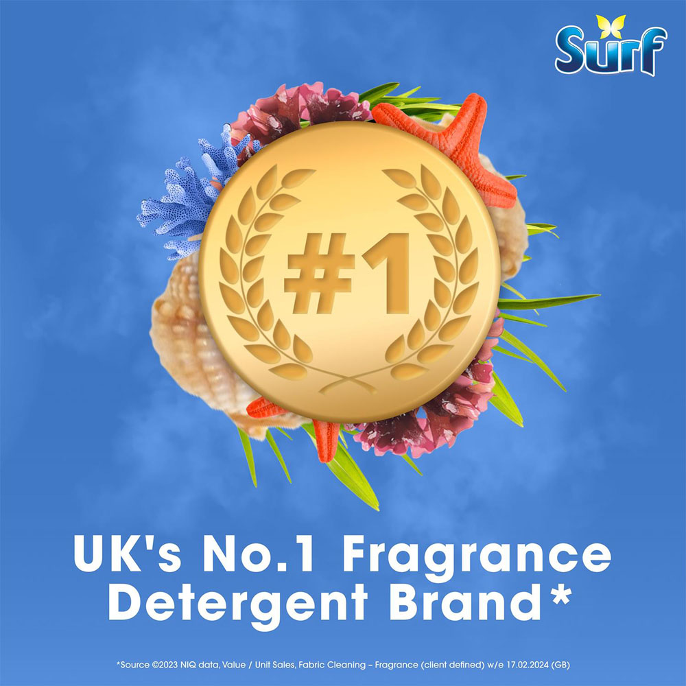 Surf Deep Sea Laundry Washing Liquid Detergent 60 Washes 1.62L 6 Pack Image 5