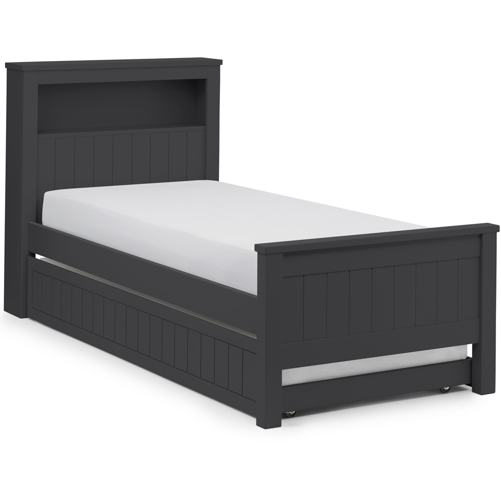 Julian Bowen Maine Anthracite Bookcase Bed with Underbed Image 3