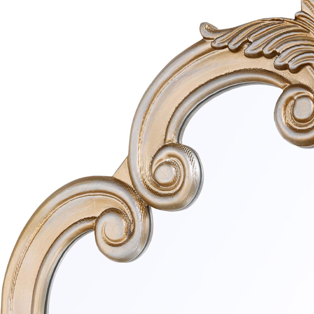 Living and Home Gold Arched Retro Wall Mirror 120 x 60cm Image 7