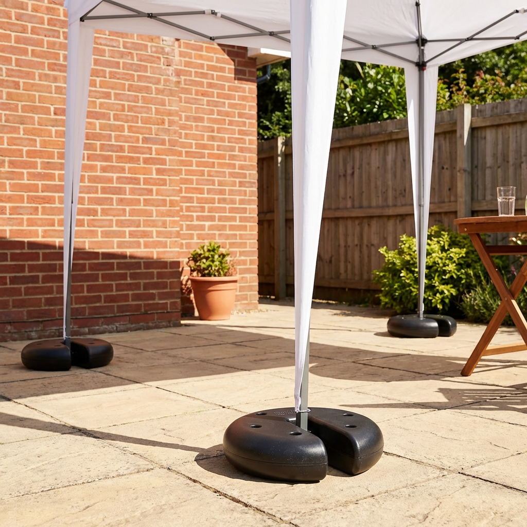 Black Gazebo Weights 4 Pack Image 5