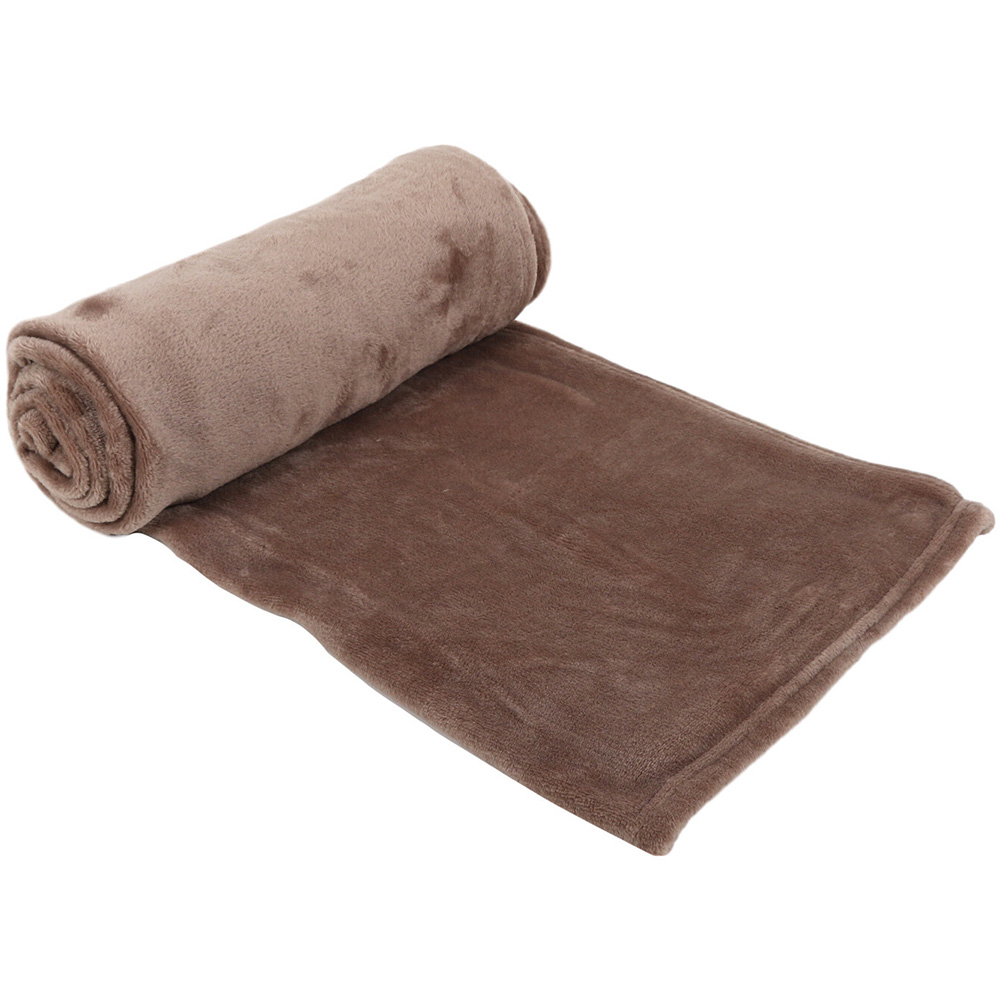 Divante Mocha Supersoft Large Throw Image 2