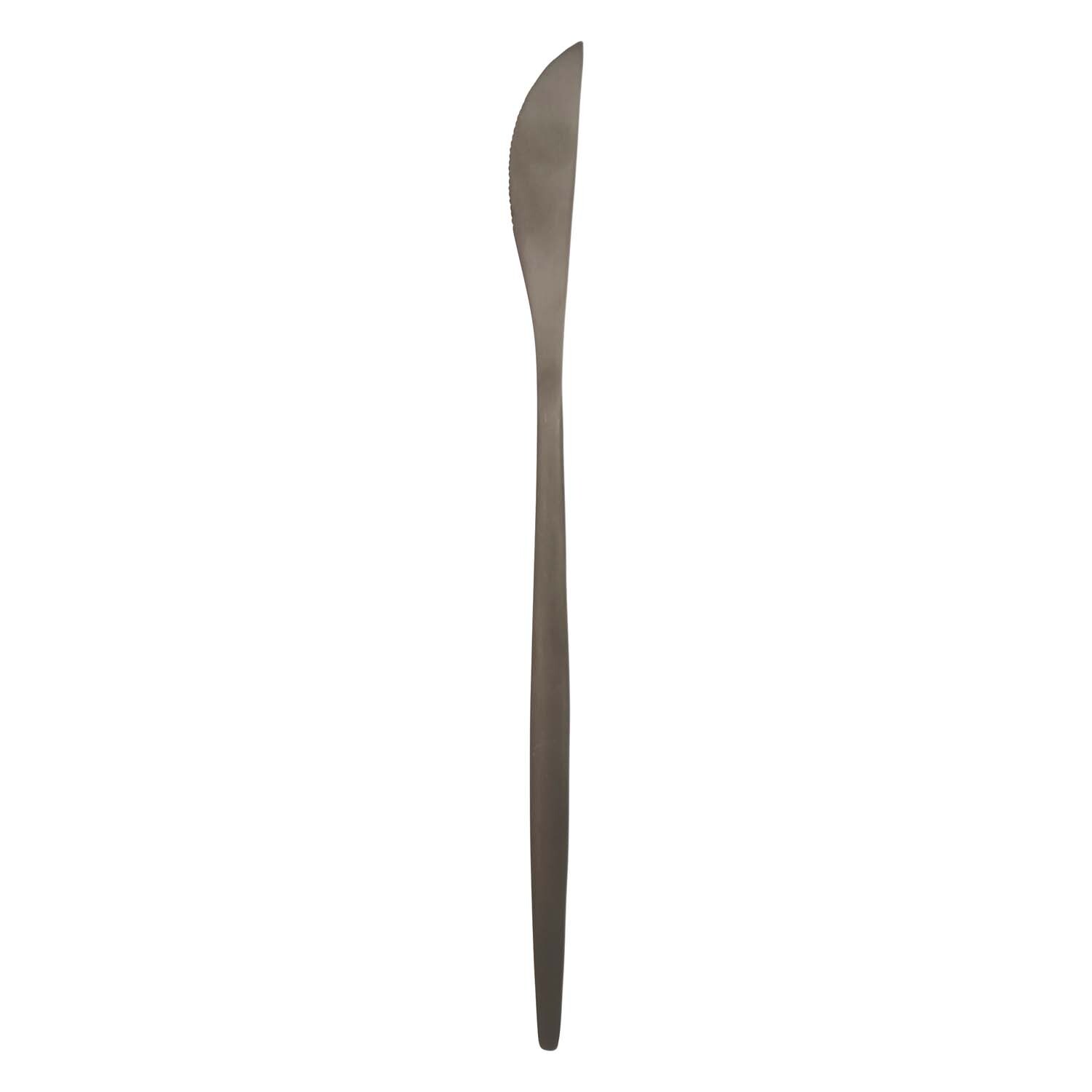 16 Piece Noir Cutlery Set - Black Image 7