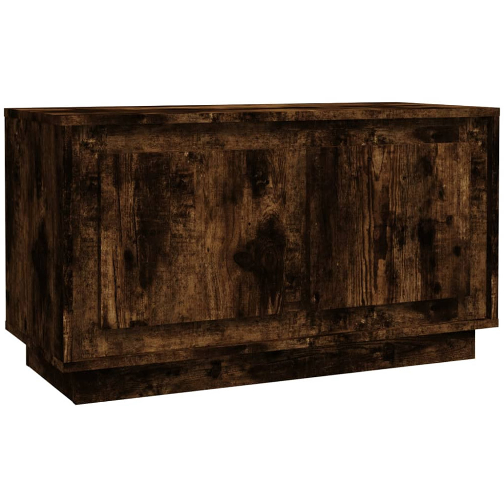 vidaXL Smoked Oak 2 Door TV Cabinet Image 2