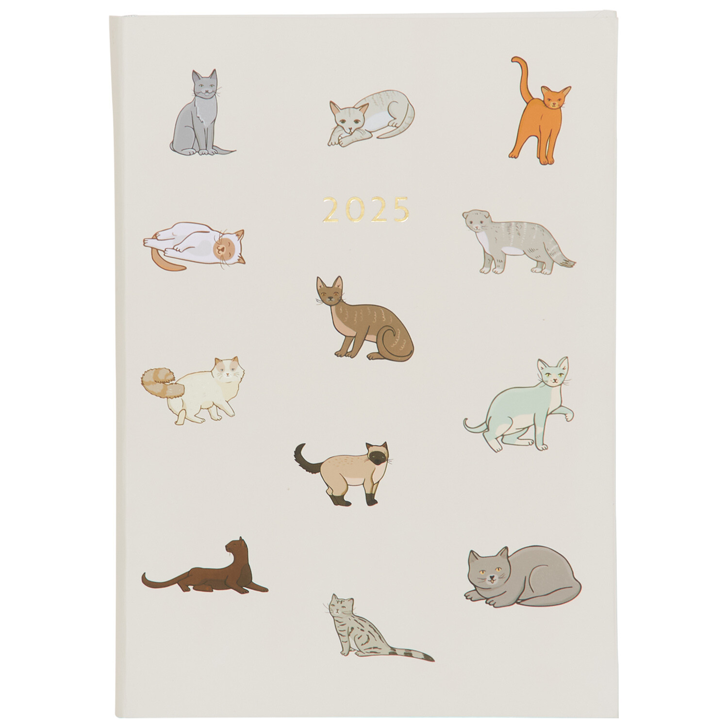 2025 Dogs or Cats Diary A5 - Neutral Image 1