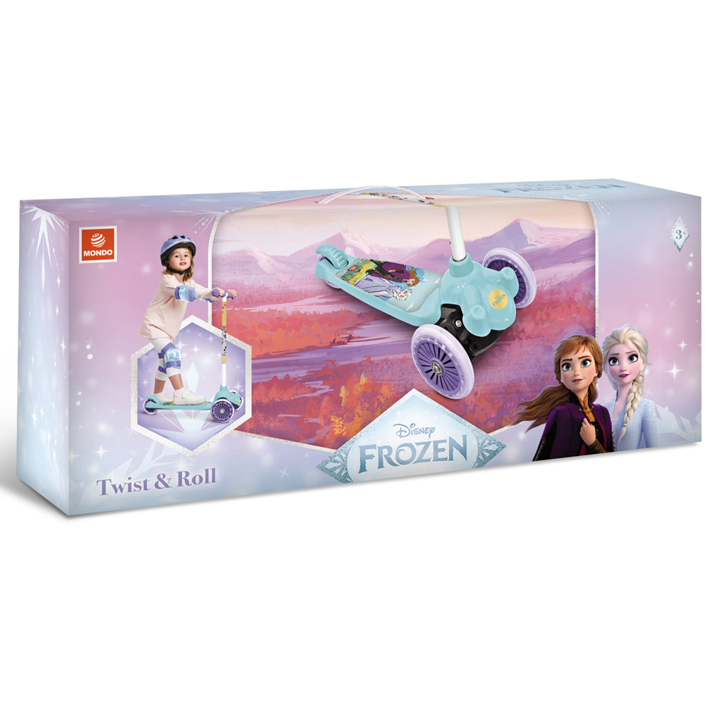 Mondo Kids Disney Frozen 3 Wheel Twist and Roll Scooter with Lean-to-Steer Design Image 3