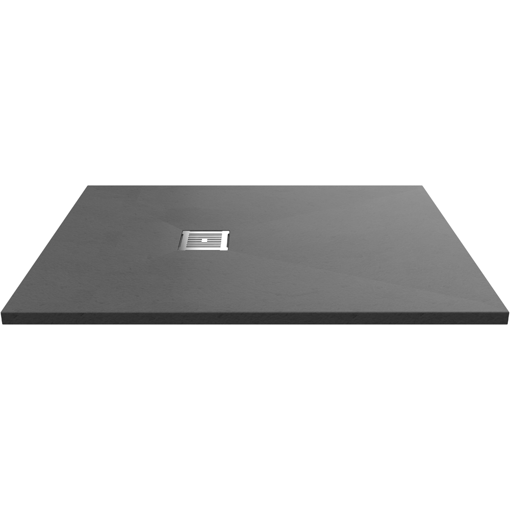 nuie Slate Grey Rectangular Shower Tray 1200 x 900mm Image 1