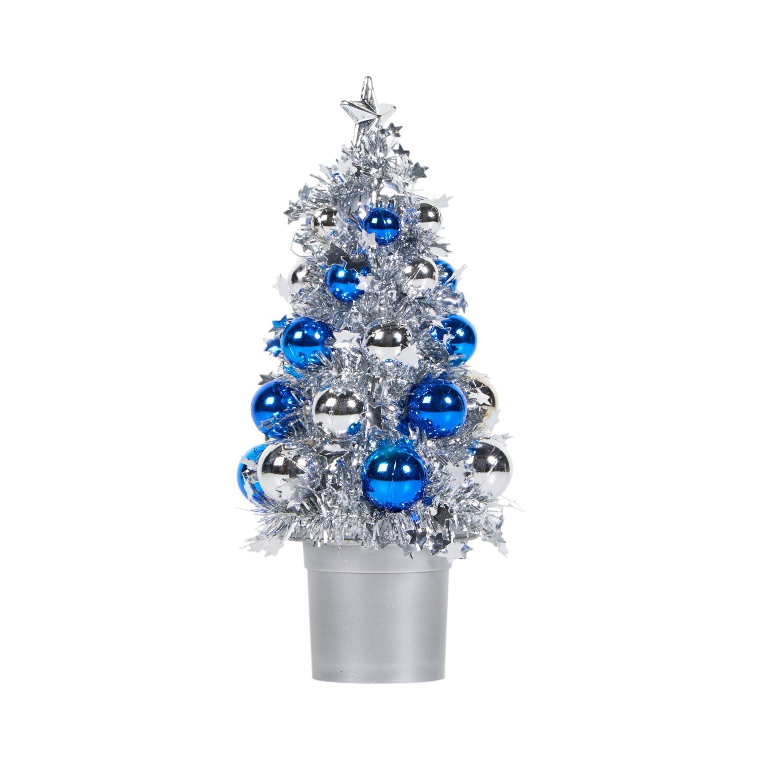 Christmas Tinsel Tree with Ball Image 8