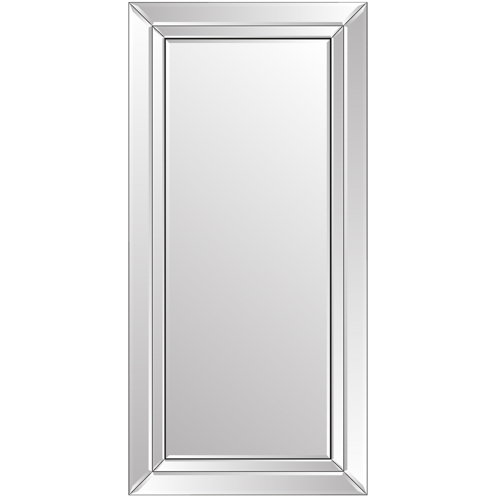 Cranbury Double Edge All Glass Full Length Mirror 174 x 85cm Image 1