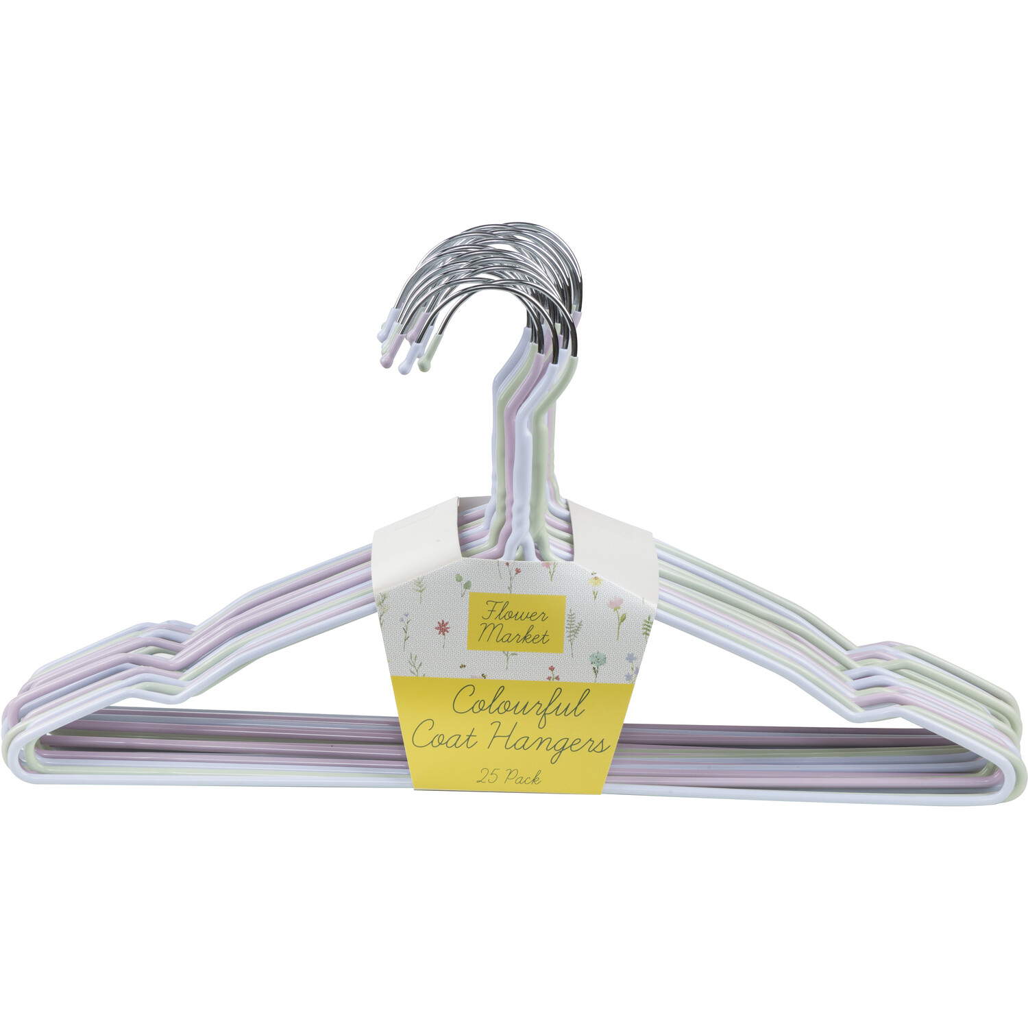 Flower Market Colourful Coat Hangers Image