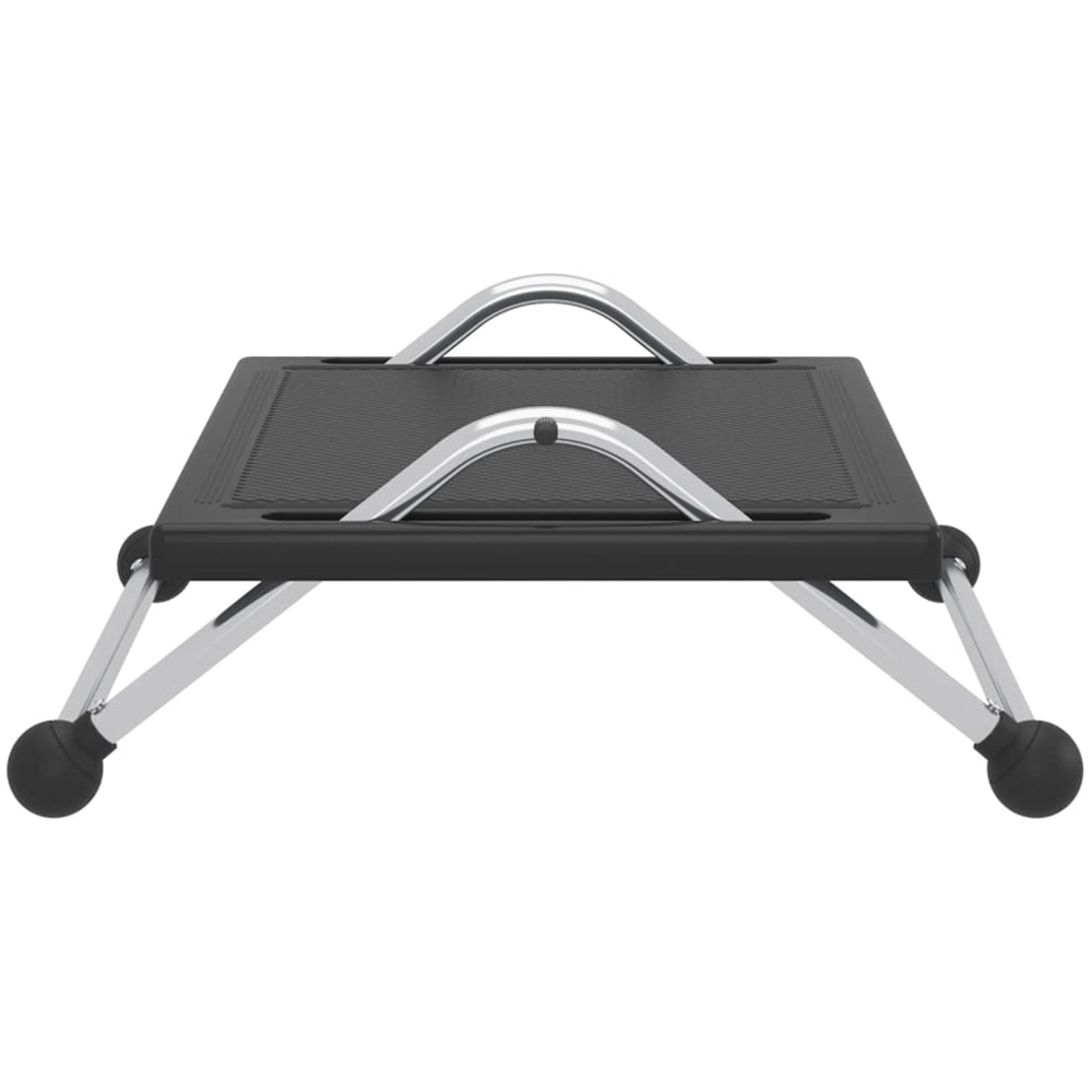 vidaXL Black Footrest Image 2