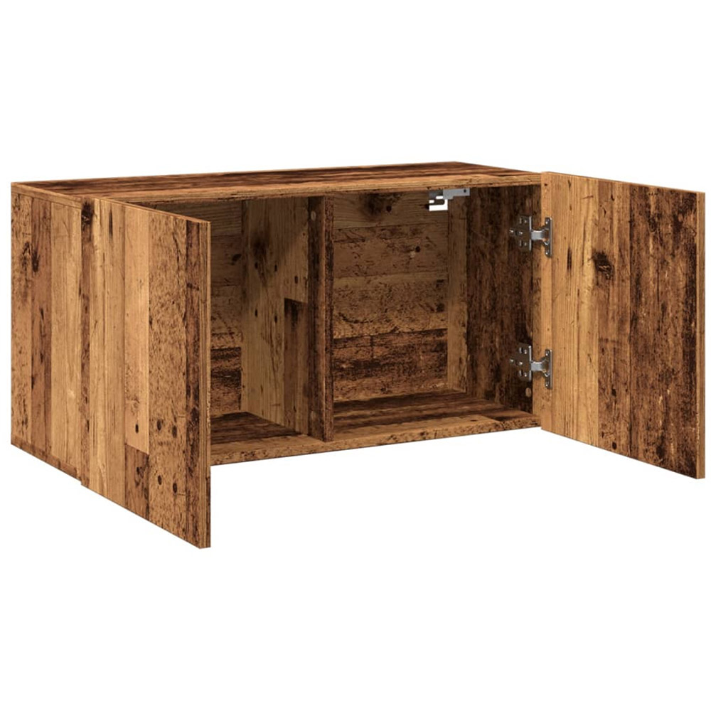 vidaXL 2 Door Old Wood Wall Mounted TV Cabinet Image 6