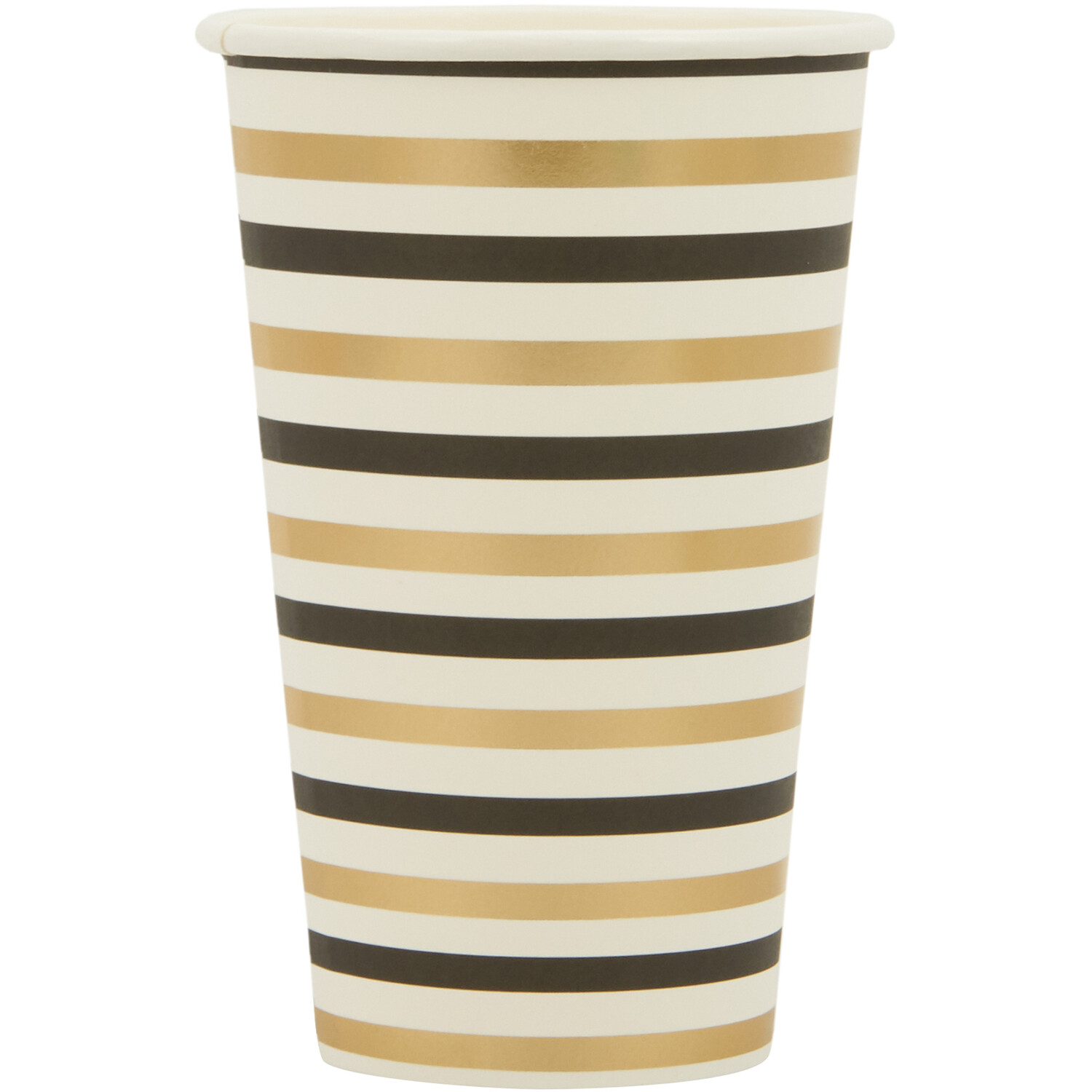 Pack of 10 Paper Cups - Gold Image 3