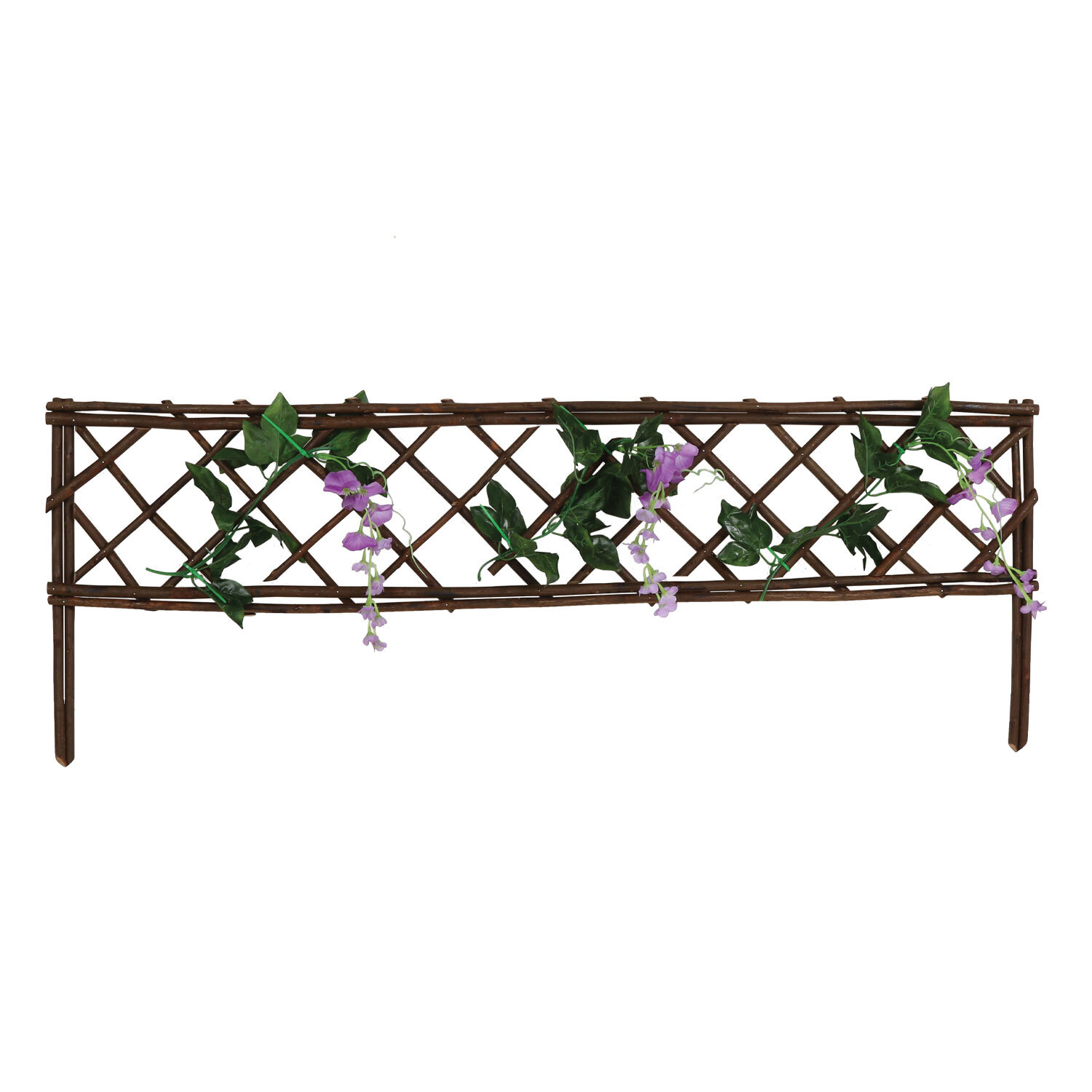 Willow Edging with Flowers Image