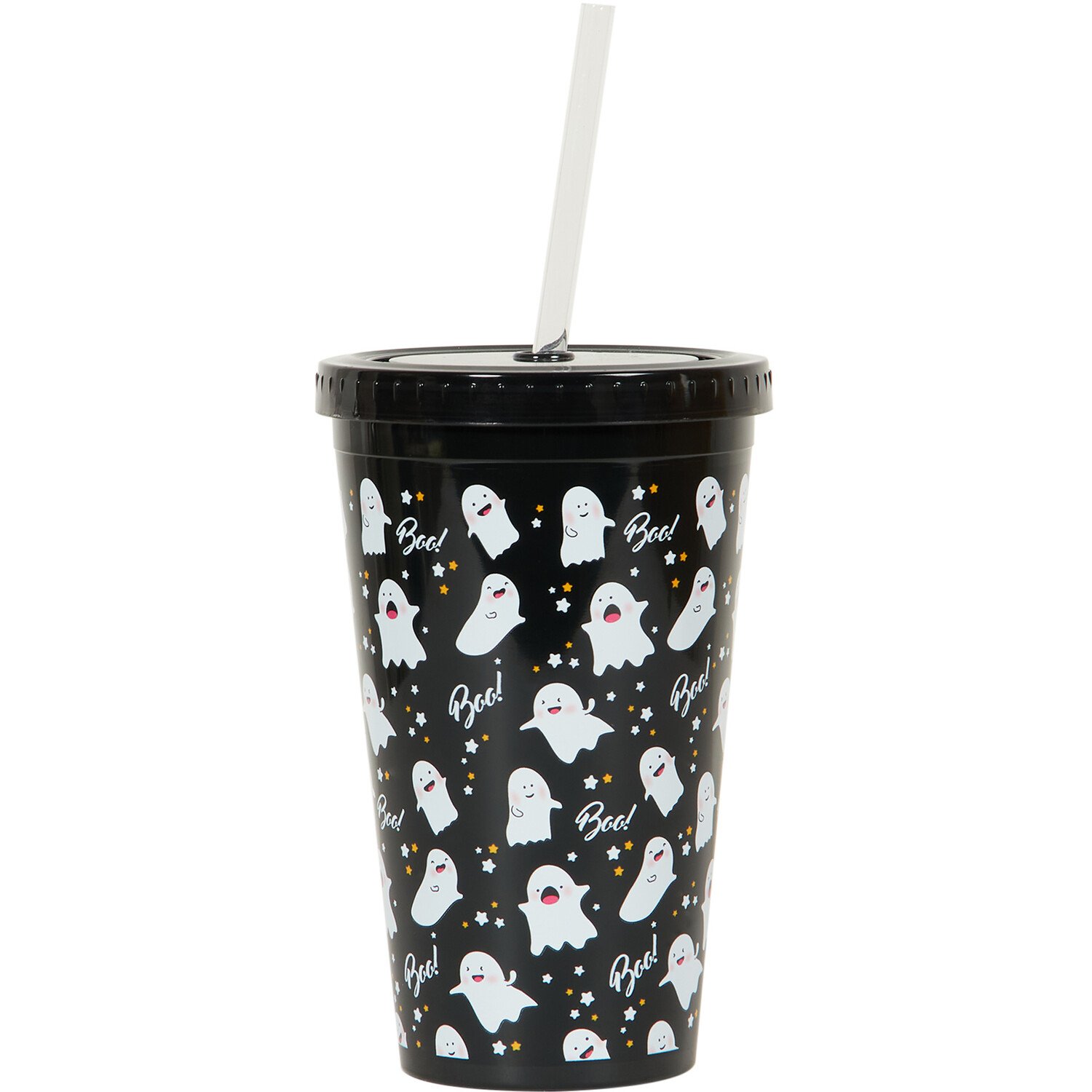 Ghost Tumbler with Straw 480ml Image 1