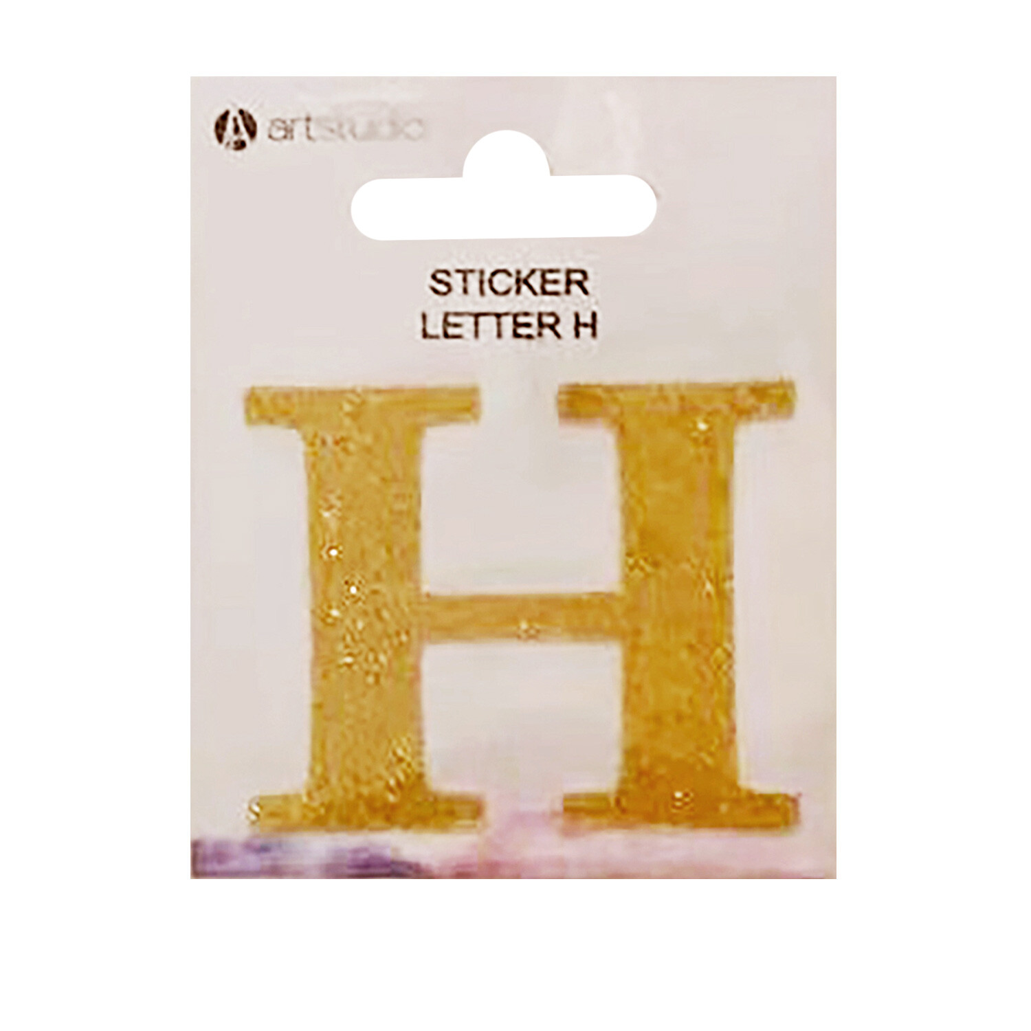 Art Studio Sticker Letter - Gold / H Image