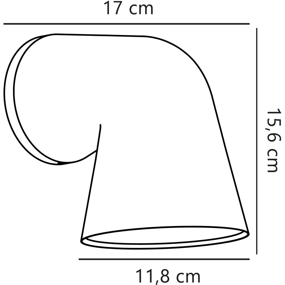 Nordlux Front Single White Wall Light Image 3