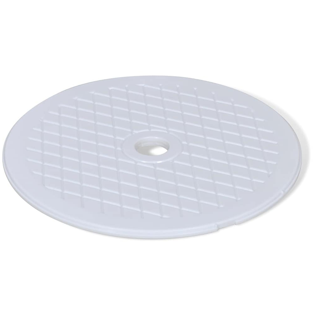 Walplus White ABS Pool Skimmer Accessory Set 8 Piece Image 5