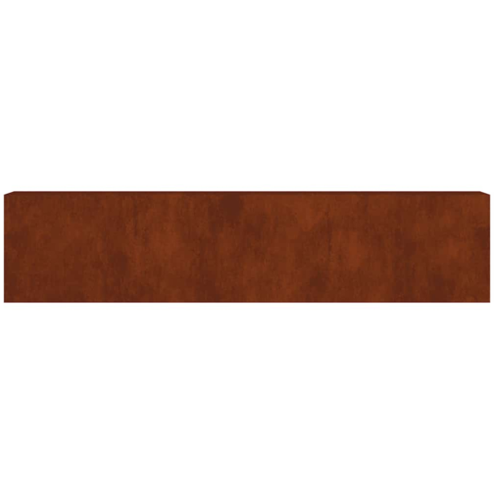 vidaXL Brown Corten Steel Raised Garden Bed 360 x 40 x 80cm Image 3