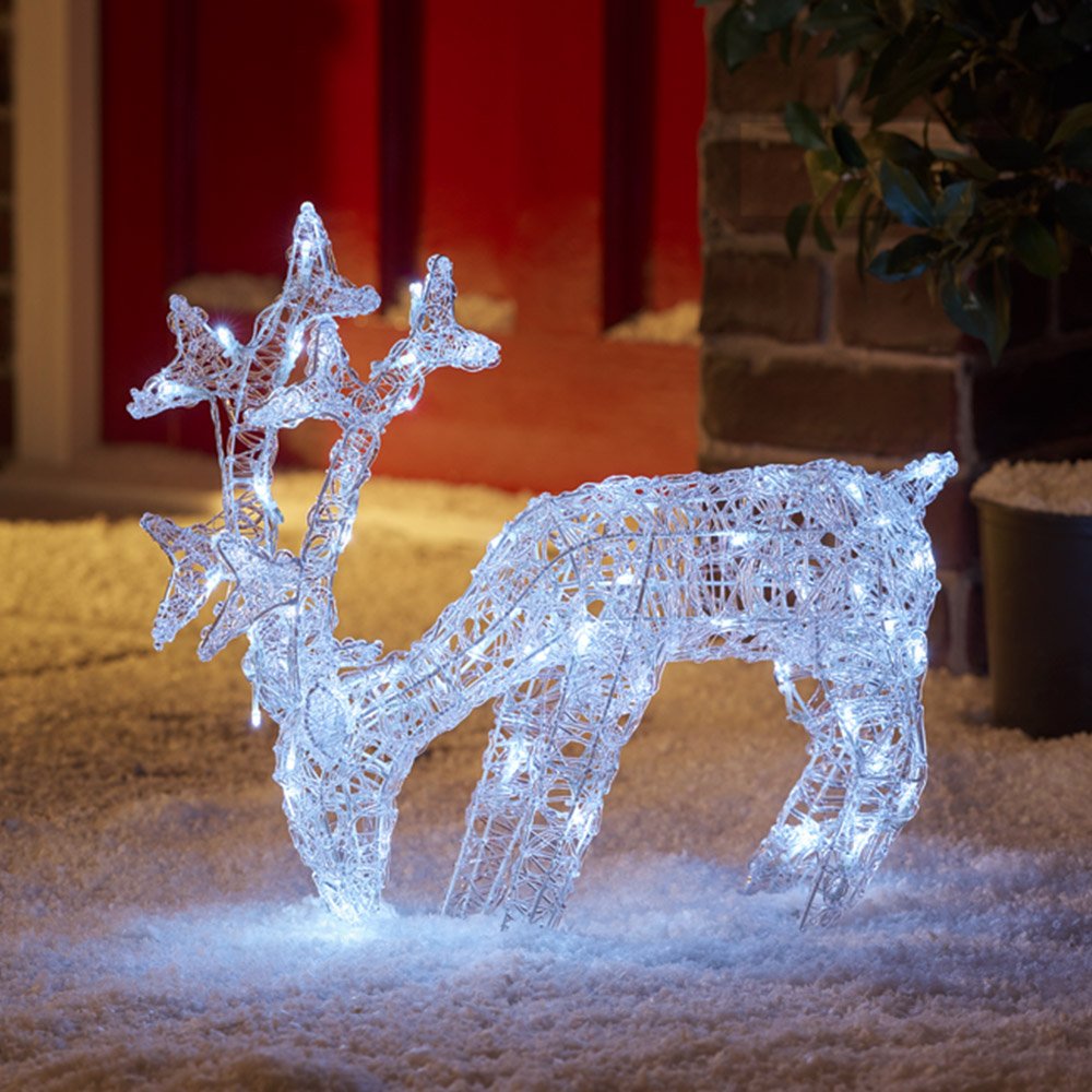 Wilko Small Light Up Reindeer Image 5