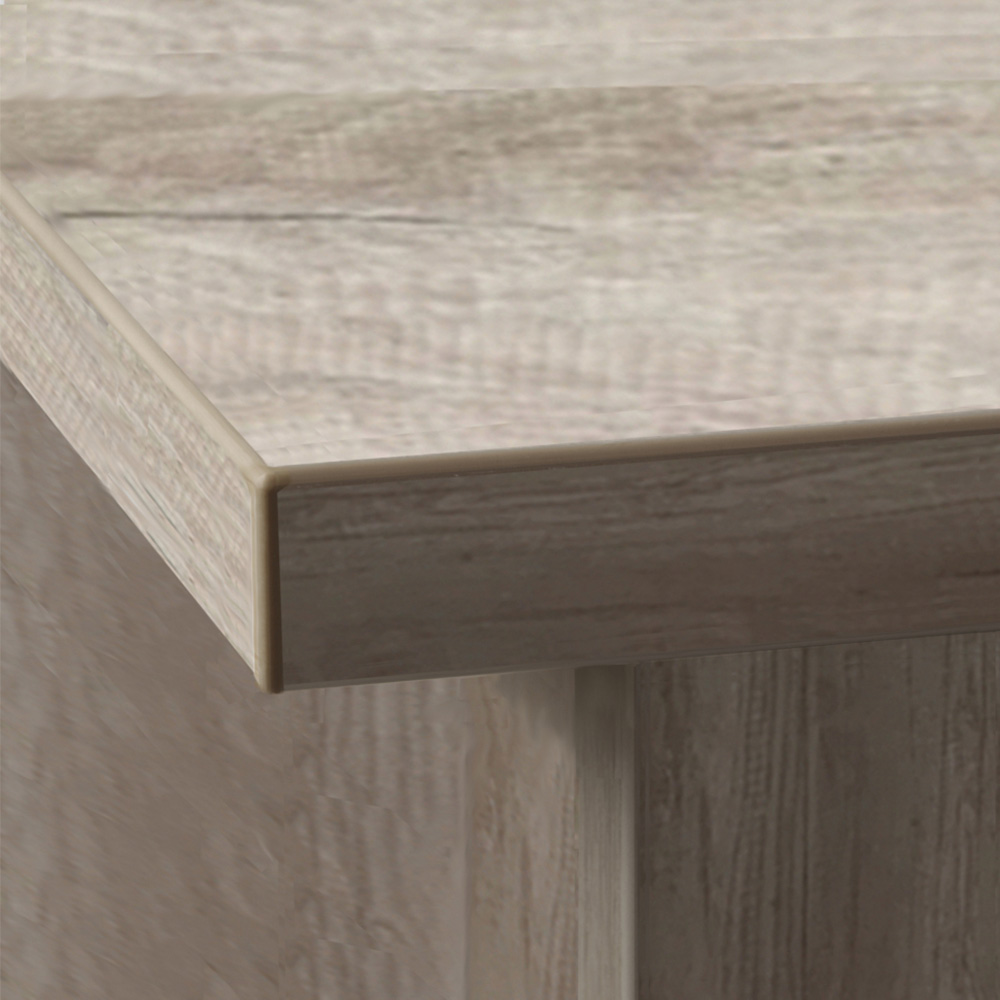 R White Cabinets Small Laptop Desk Grey Image 3