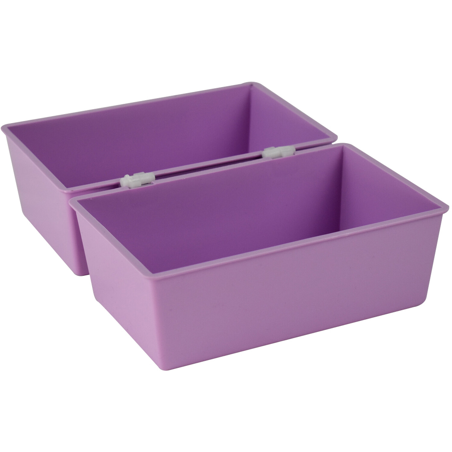 Deflecto Card Index Box - Lavender Image 3