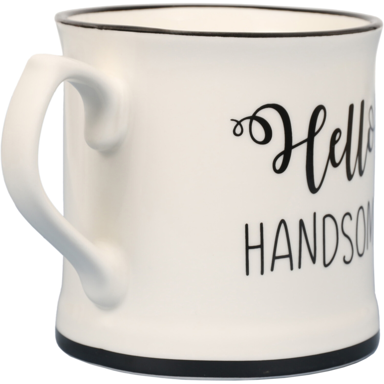 Hello Handsome Tankard Mug - White Image 2