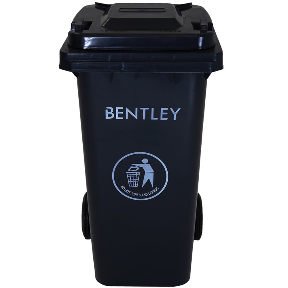 Charles Bentley Anodised Grey Wheelie Bin 120L Image 1