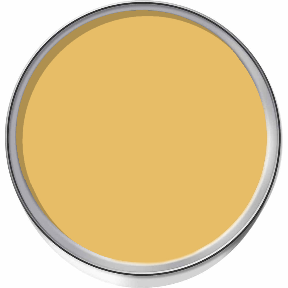 Berger Walls & Ceilings Mustard Pot Silk Emulsion Paint 2.5L Image 3